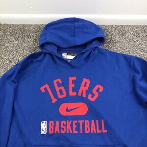 Team Issued 2021 Philadelphia 76ers Hoodie Nike Center Swoosh Sweatshirt Mens XL